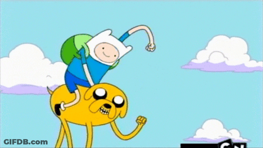 Finn And Jake Fist Bump Before Adventure GIF