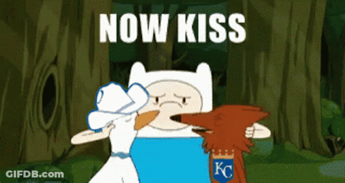 Finn Kissing Fox Now Kiss GIF