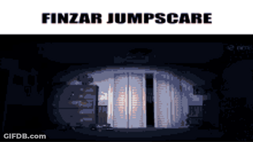 Finzar Dark Room Jump Scare GIF