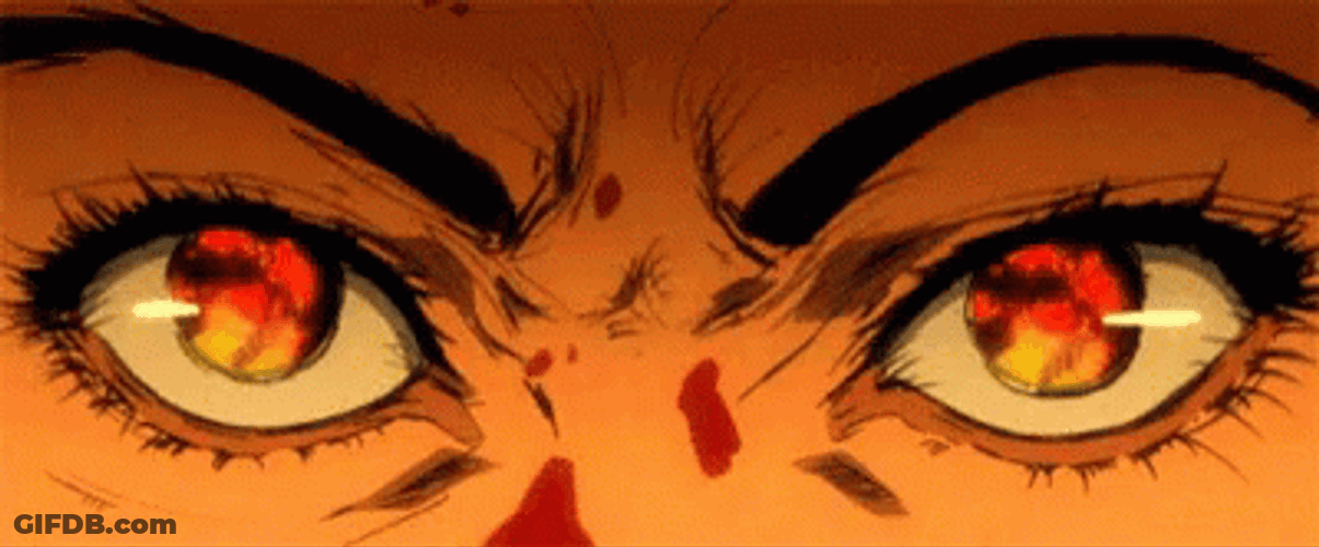 Fire Anime Eyes GIF