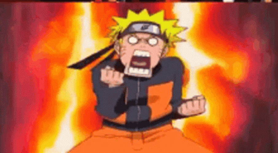 Fire Anime Mad Naruto GIF