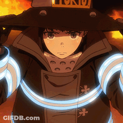 Fire Anime Maki Fire Force GIF