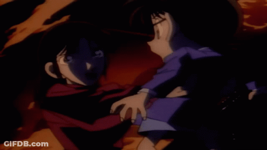 Fire Anime Scene Detective Conan GIF