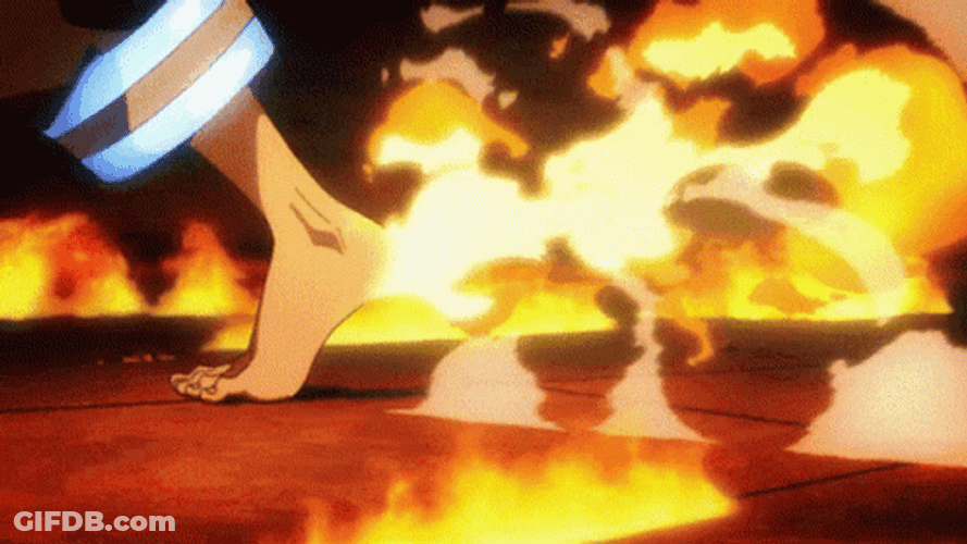 Fire Anime Shinra Kusakabe Fire Force GIF