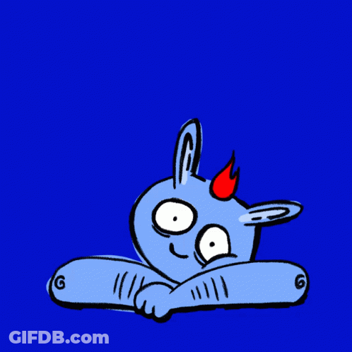 Fire Bunny GIF