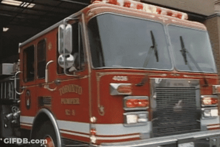 Fire Car Truck Rescue Elmo Sesame Street GIF