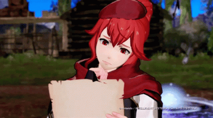 Fire Emblem Warriors Anna Taking Notes GIF