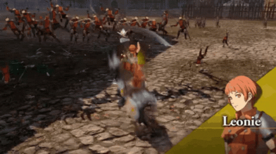 Fire Emblem Warriors Leader Riding Horse GIF
