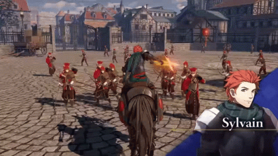 Fire Emblem Warriors Sylvian War GIF