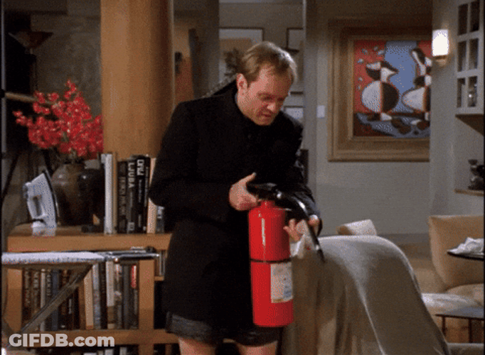 Fire Extinguisher Got Wild GIF