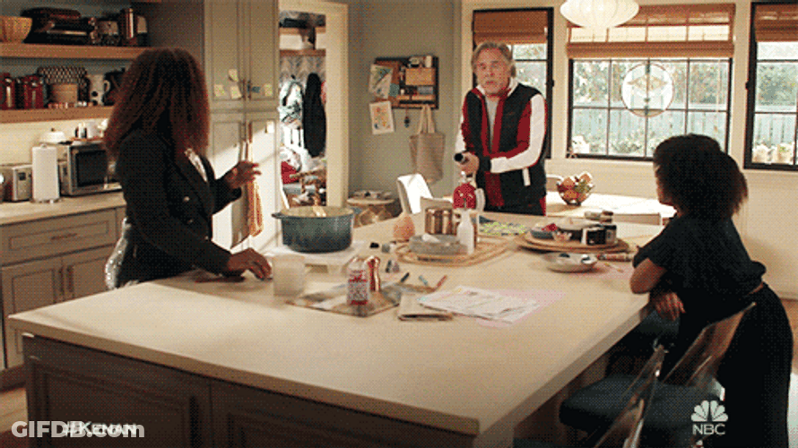 Fire Extinguisher Kitchen Accident GIF