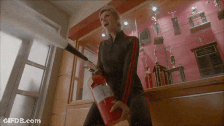 Fire Extinguisher Used Like A Boss GIF