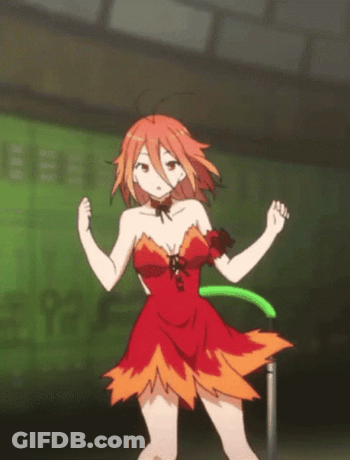 Fire Fairy Anime Dance GIF