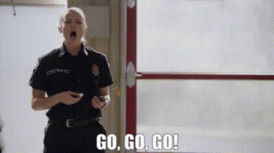 Fire Fighter Training Go Go Go GIF