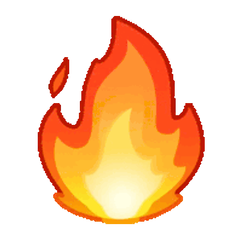 Fire Flame Sticker GIF
