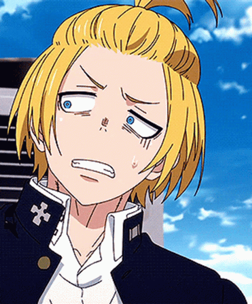Fire Force Arthur Shocked GIF