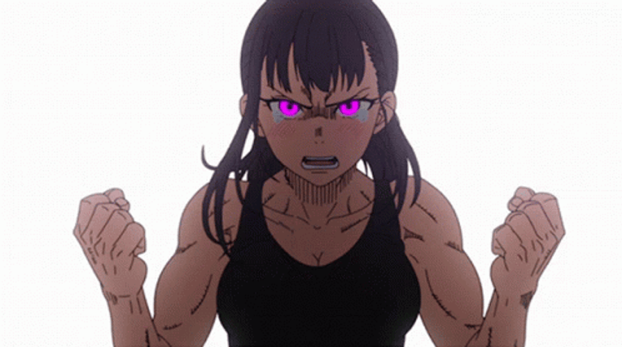 Fire Force Maki Oze Angry GIF