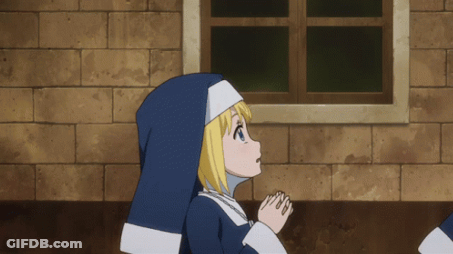 Fire Force Nun Anime Banner GIF