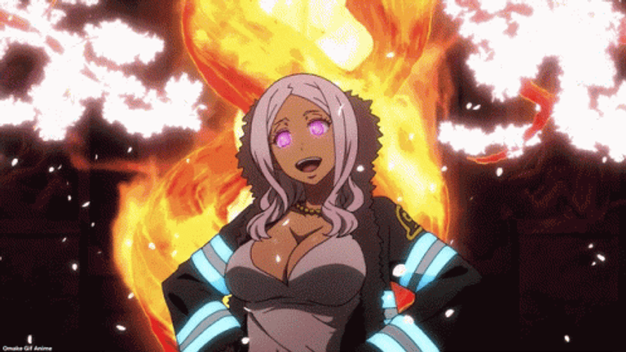 Fire Force Princess Hibana GIF