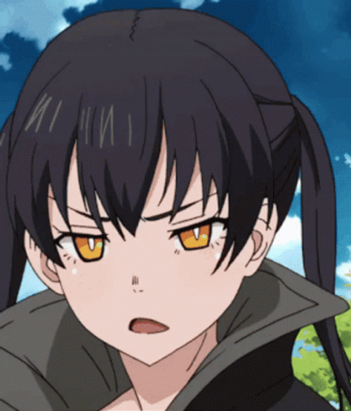 Fire Force Tamaki Annoyed Yell GIF