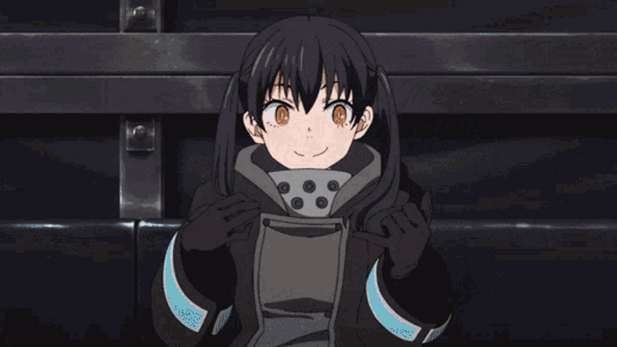 Fire Force Tamaki Happy GIF
