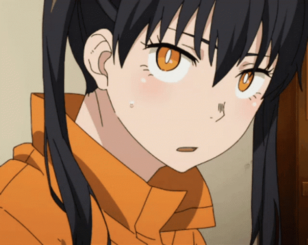 Fire Force Tamaki Judging Eyes GIF