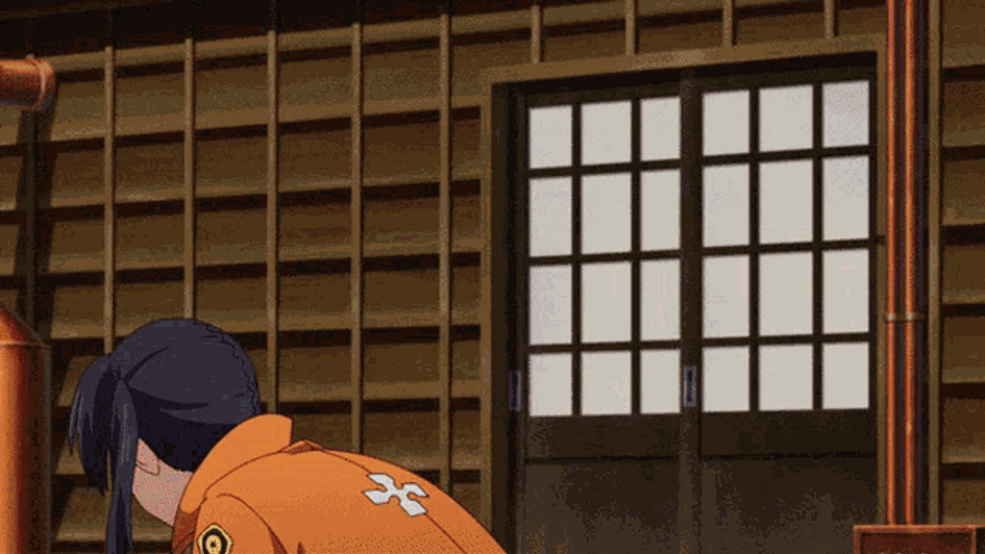 Fire Force Tamaki Jump GIF