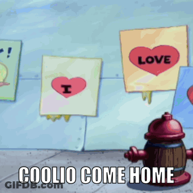 Fire Hydrant With Love And I Love You Signs GIF