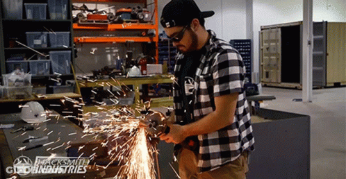 Fire Sharpening GIF
