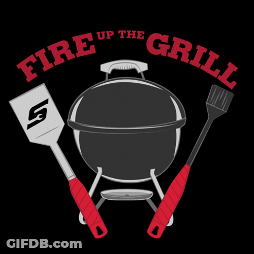 Fire Up The Grill Mobile Animation GIF