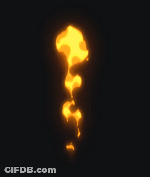Fireball Animated Fire Flame GIF