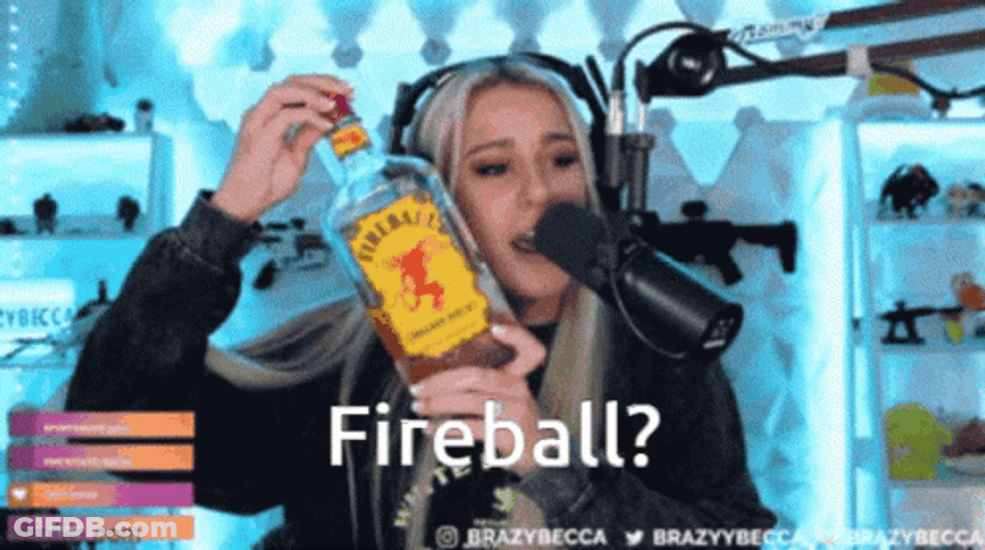 Fireball Brazybecca Streamer GIF
