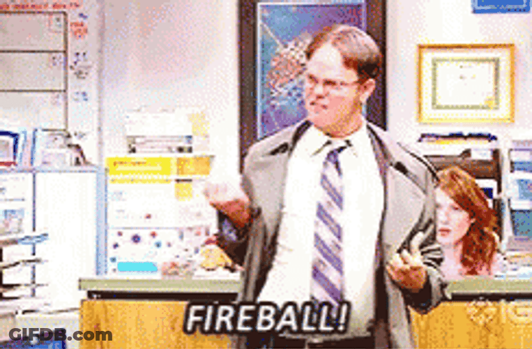 Fireball Dwight Kurt Schrute Actor GIF