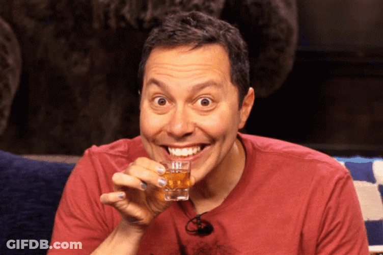 Fireball Funny Man Drinking Whiskey GIF