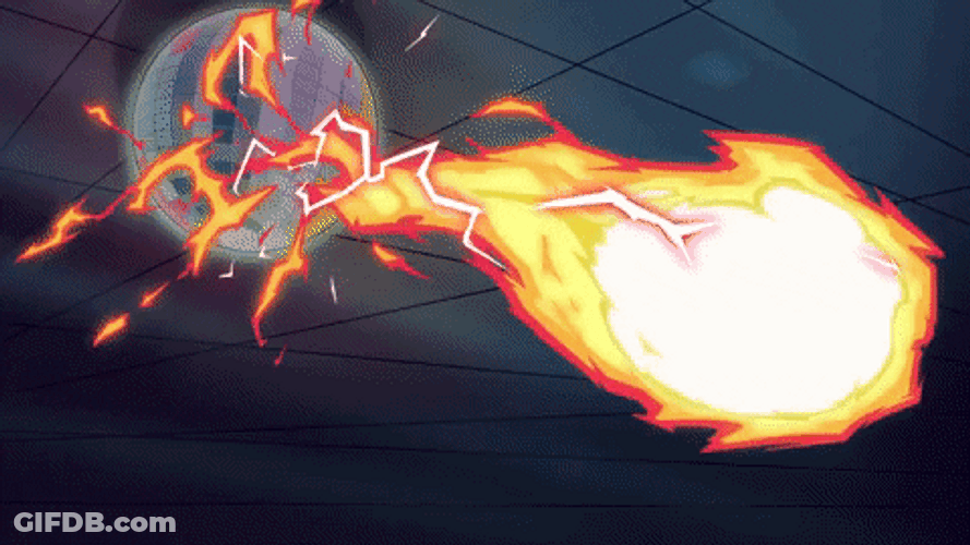 Fireball Ping Pong Rage GIF