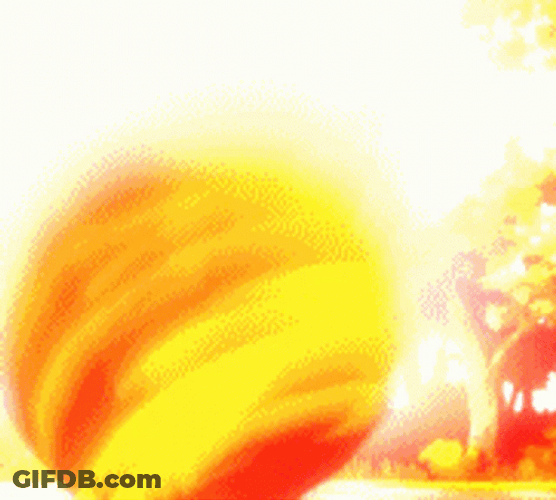 Fireball Spinning Faster GIF