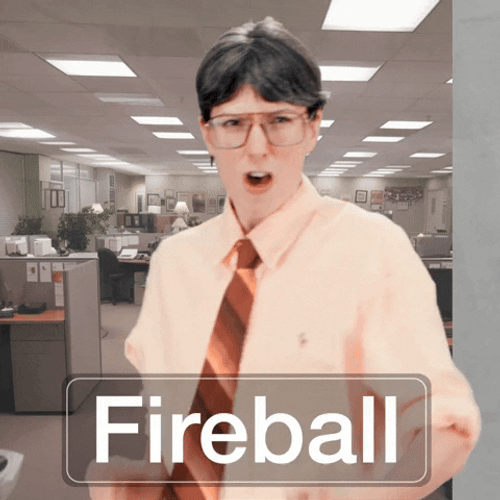 Fireball The Ball Of Fire GIF