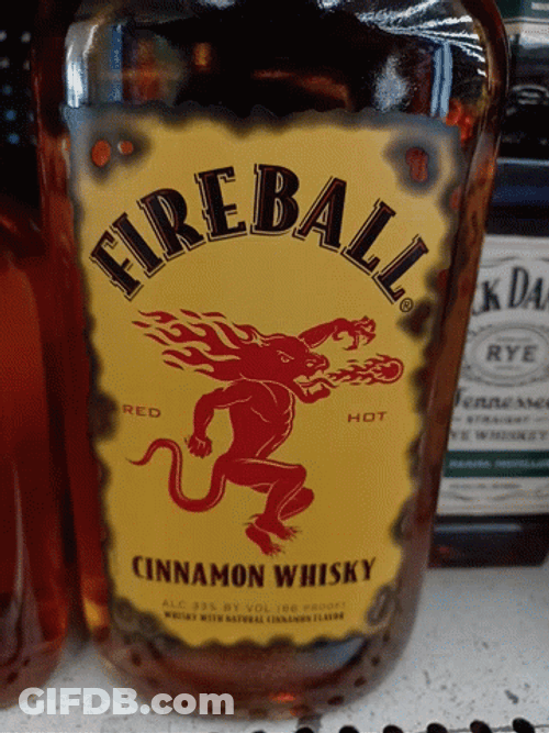 Fireball Whiskey Sizes GIF