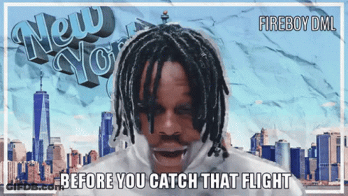 Fireboy DM's New York Poster GIF