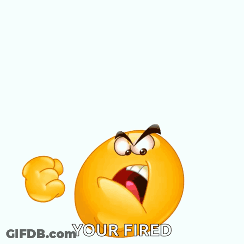 Fired Smiley Face With Flames GIF