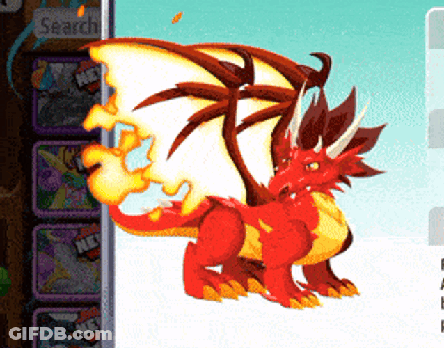 Firedragon Lizard GIF