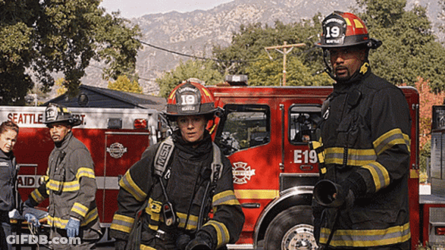 Firefighter Doing Fire Control GIF