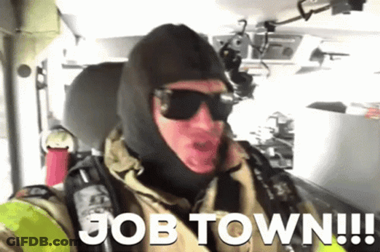 Firefighter Job Town GIF
