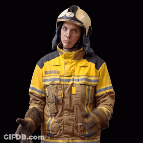 Fireman Helmet Number 2 GIF