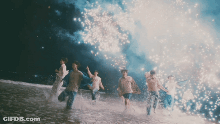 Firework Boys Celebration GIF