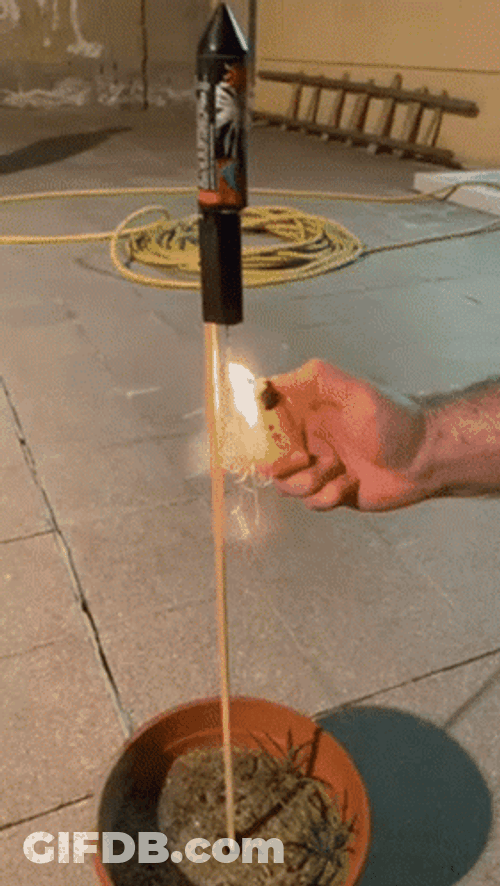Firework In A Pot GIF