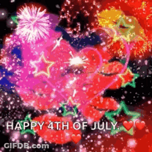 Fireworks Celebrate Happy 4Th GIF