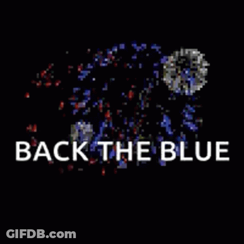 Fireworks Display Back The Blue GIF