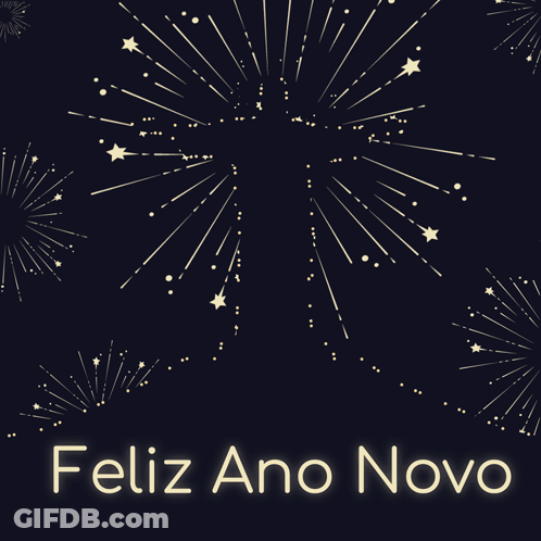 Fireworks Display Feliz Ano Novo GIF
