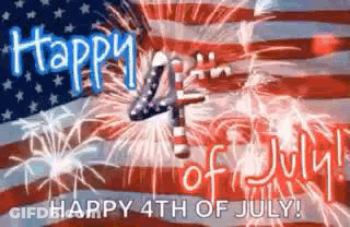 Fireworks Display God Bless America GIF
